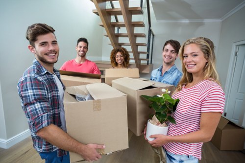 Efficient Man and Van transporting furniture