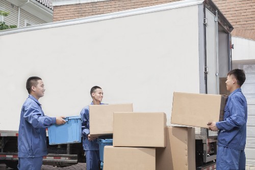 Packed boxes ready for relocation