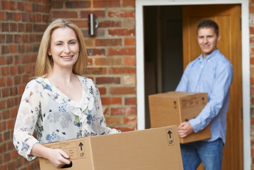 Removalist team transporting belongings safely