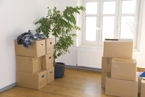 Organized office relocation with secure transportation