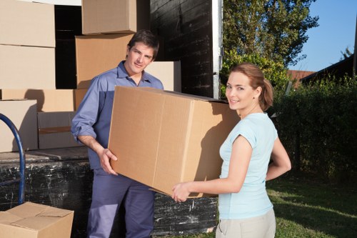 Removalist team navigating through West Pennant Hills streets